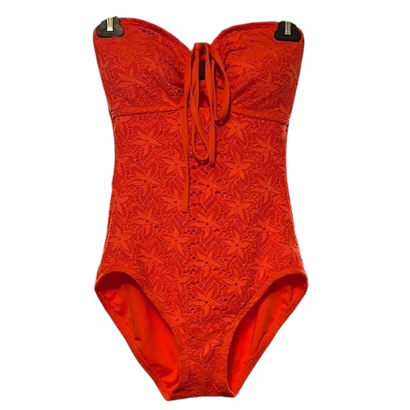Vince Camuto Swim Other - New Vince Camuto Swim Tangerine Orange One Piece SwimSuit Swimwear Size 8 NWOT